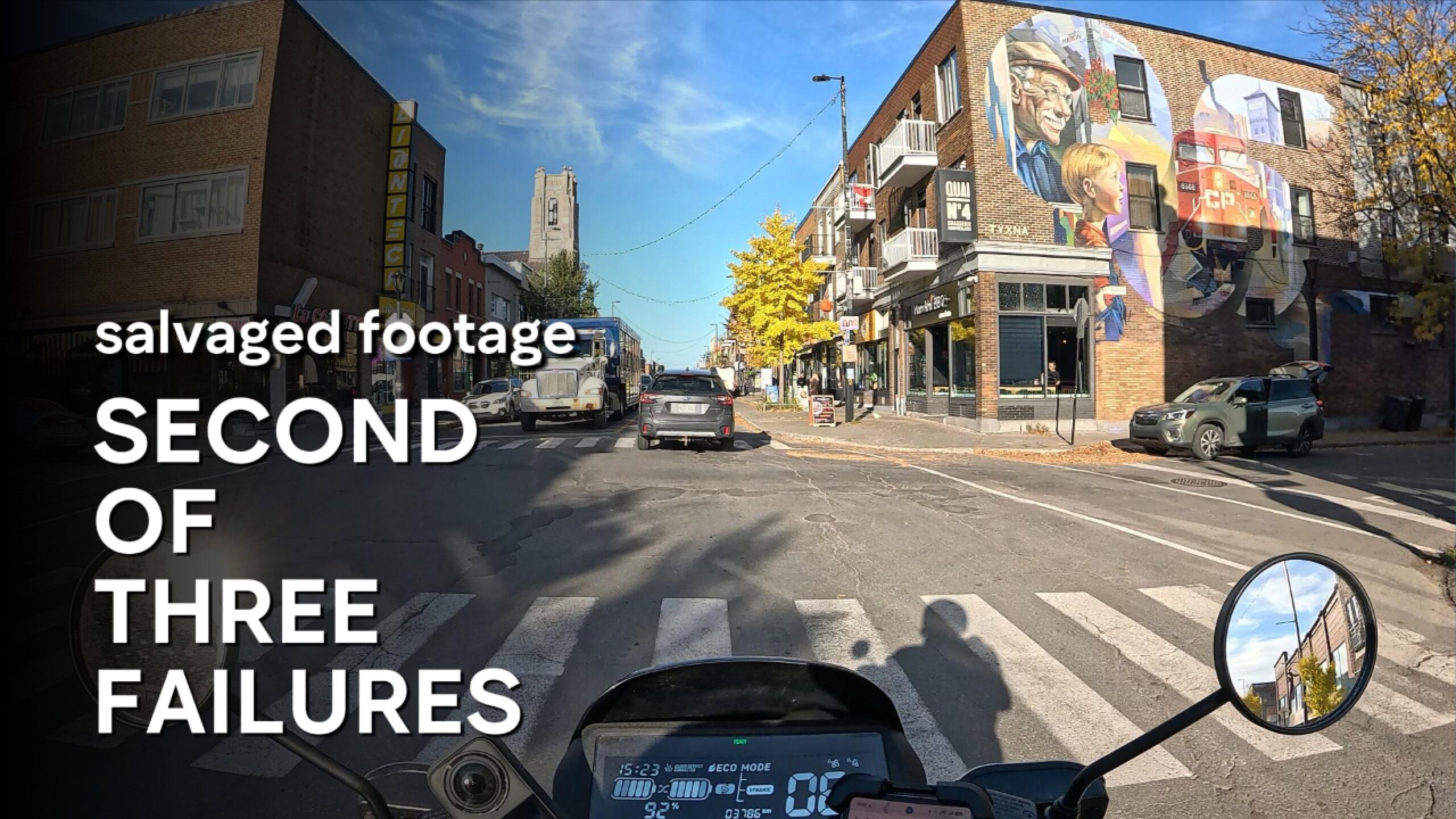 Urban Rush Hour Ride in Montreal: Pure Sound