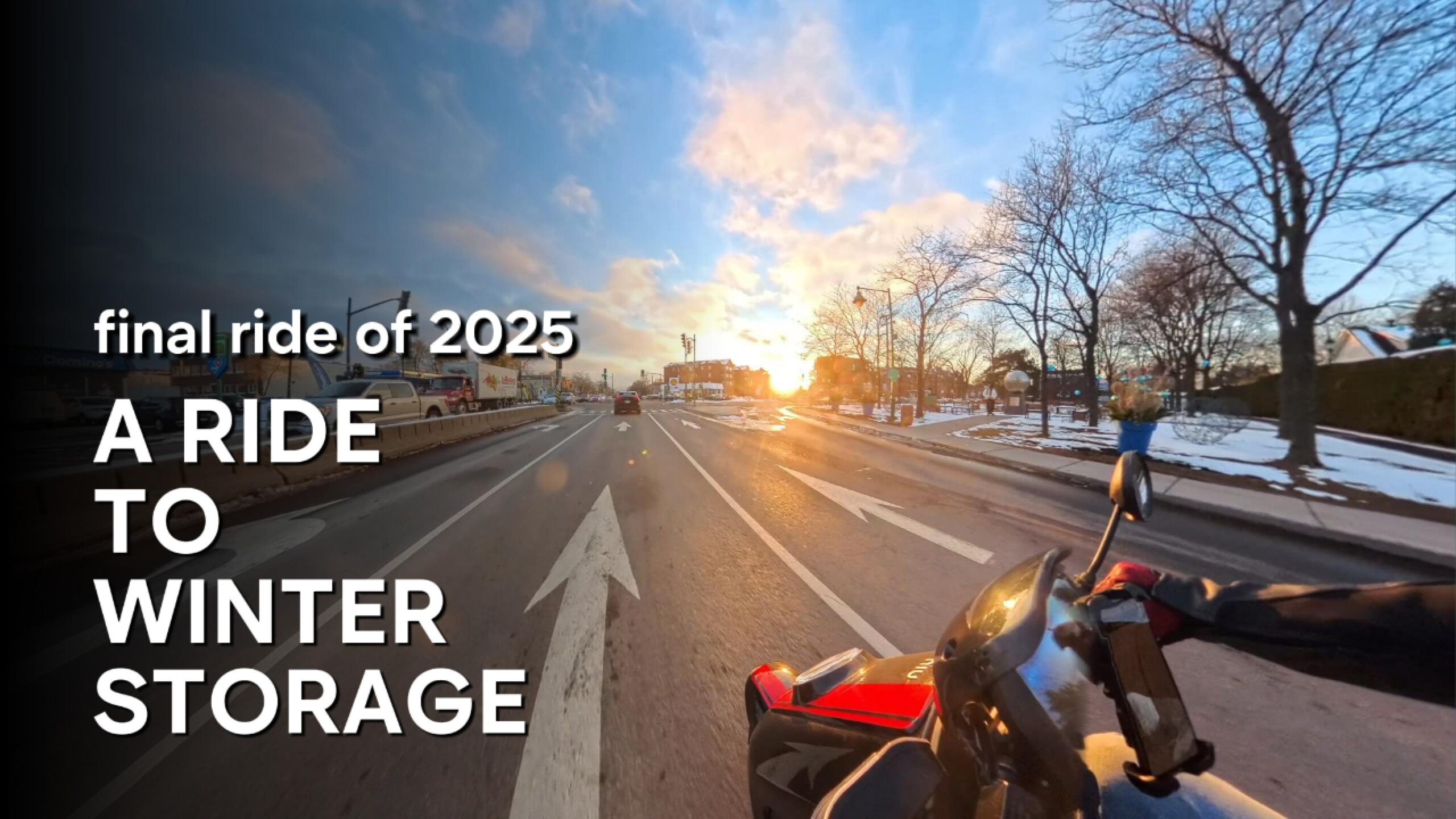 Last Ride of 2025: A Ride to Winter Storage