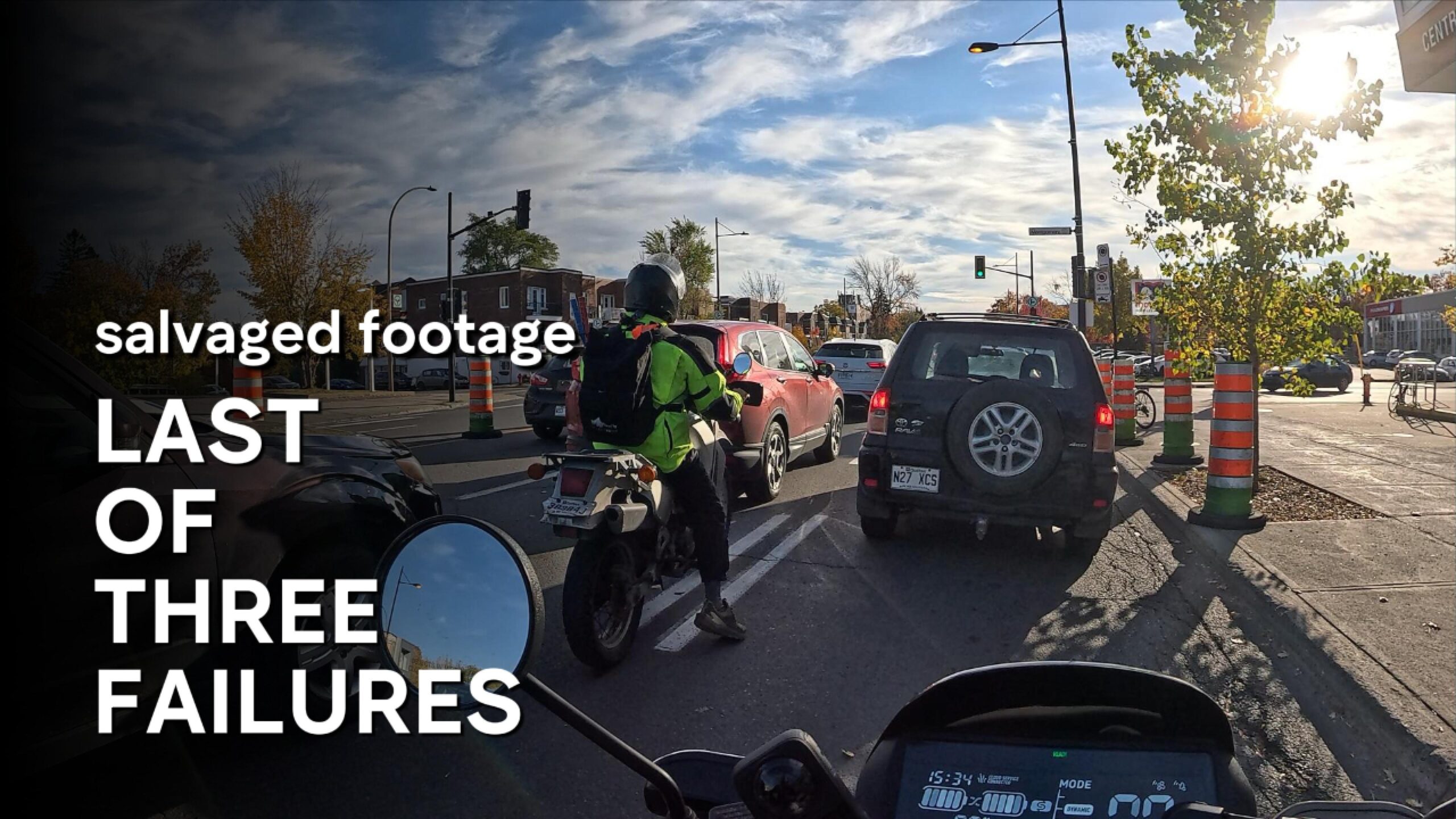 Stuck in Montreal Traffic: Salvaged Boulevard Ride